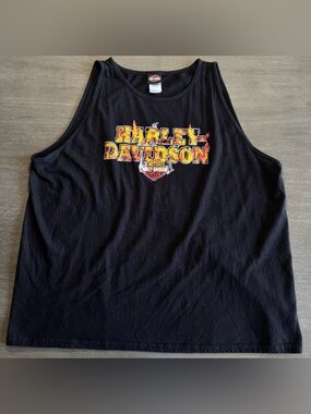 Harley Davidson Joplin MO Hideout Tee Tank Top 3XL